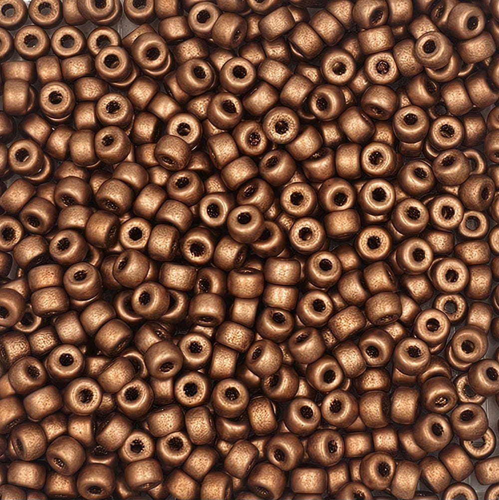 9mm - Glass Crow Beads Opaque