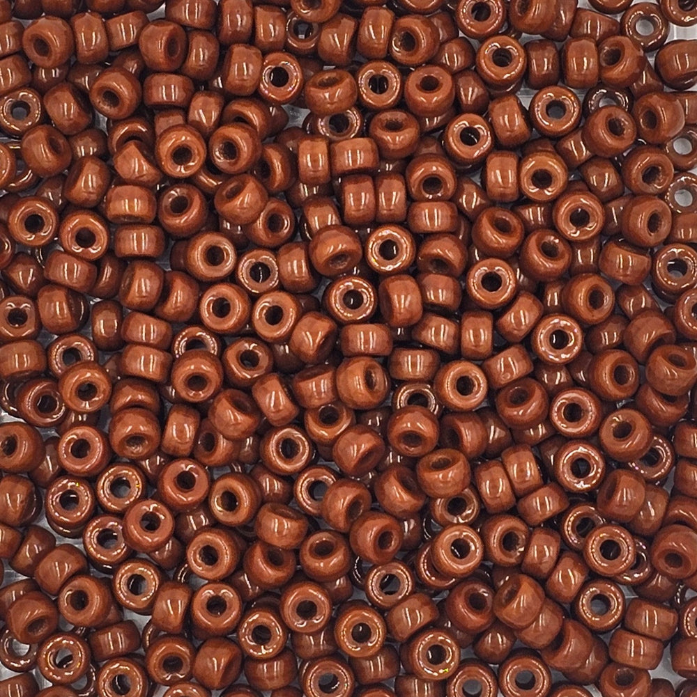 9mm - Glass Crow Beads Opaque