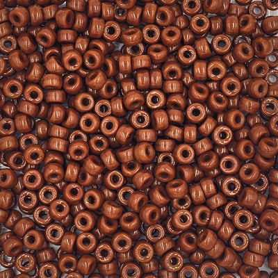 9mm - Glass Crow Beads Opaque