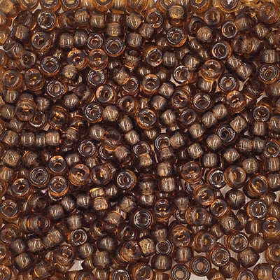 9mm - Glass Crow Beads Transparent