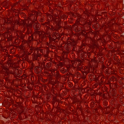 9mm - Glass Crow Beads Transparent