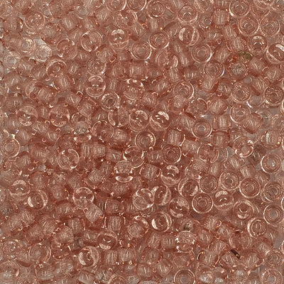 9mm - Glass Crow Beads Transparent