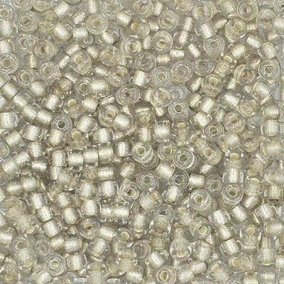 9mm - Glass Crow Beads Transparent