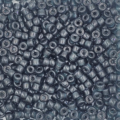 9mm - Glass Crow Beads Transparent
