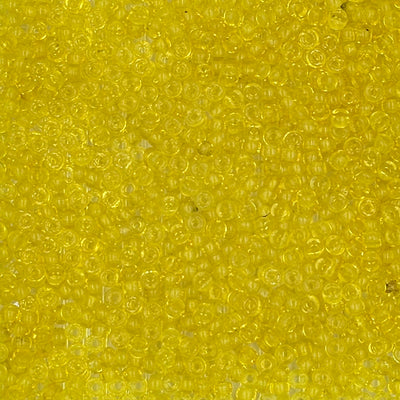 6mm - Glass Mini Crow Beads Transparent - 500 un