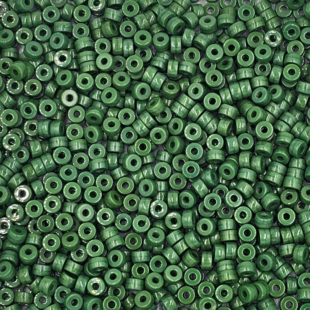 6mm - Glass Mini Crow Beads Opaque - 500 un