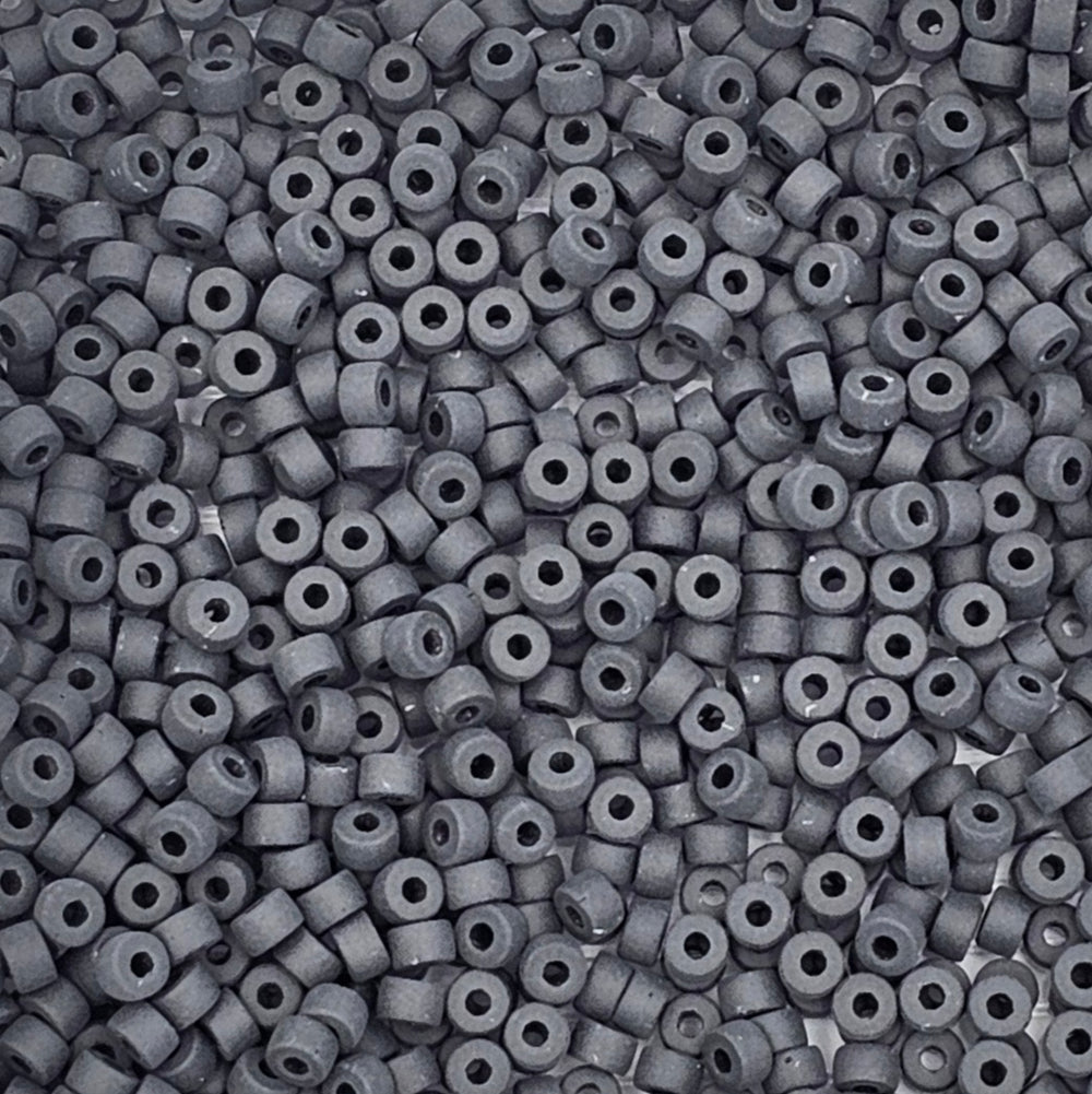 6mm - Glass Mini Crow Beads Opaque - 500 un
