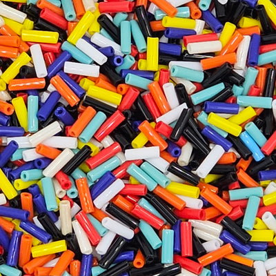 N°3 (6mm) Bugle - Preciosa® CZECH Glass Beads / Ø=1.0mm