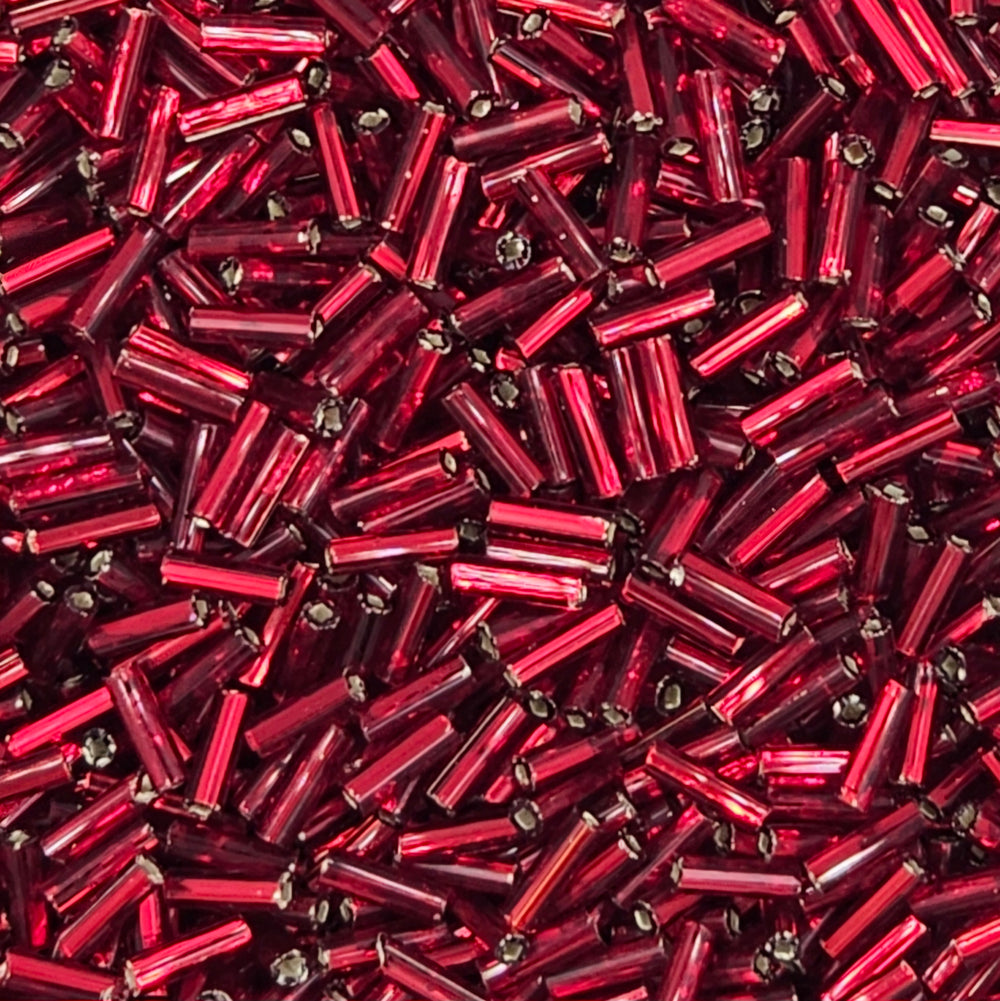 N°3 (6mm) Bugle - Preciosa® CZECH Glass Beads / Ø=1.0mm