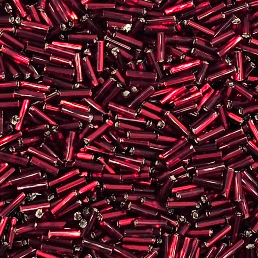 N°3 (6mm) Bugle - Preciosa® CZECH Glass Beads / Ø=1.0mm