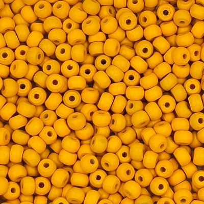 9x6mm - Wooden Crow Beads