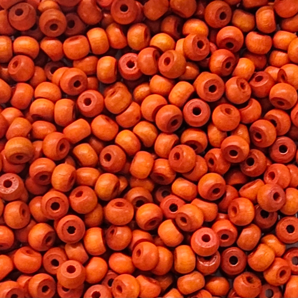9x6mm - Wooden Crow Beads