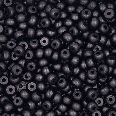 9x6mm - Wooden Crow Beads