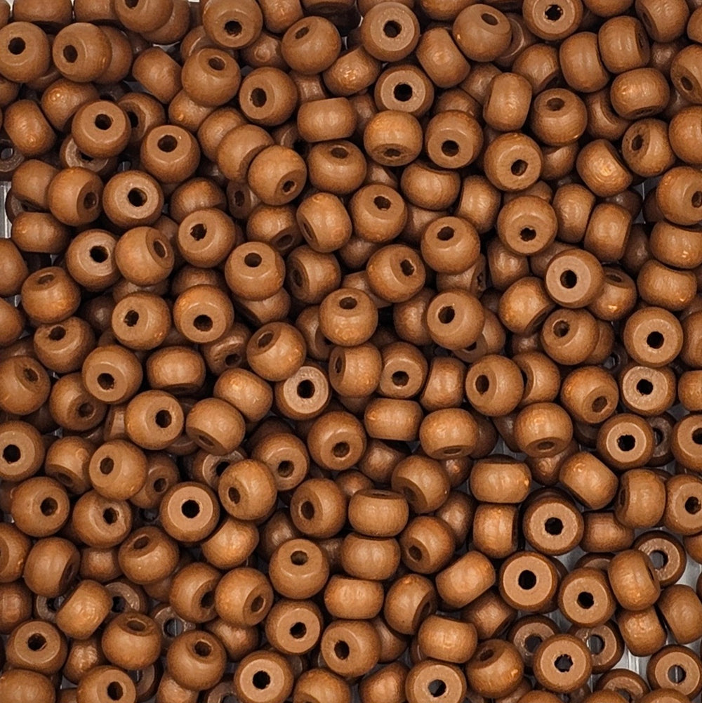 9x6mm - Wooden Crow Beads