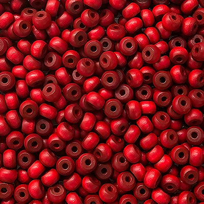 9x6mm - Wooden Crow Beads