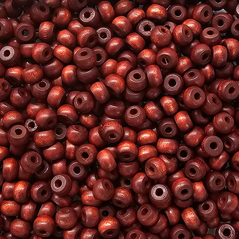 9x6mm - Wooden Crow Beads