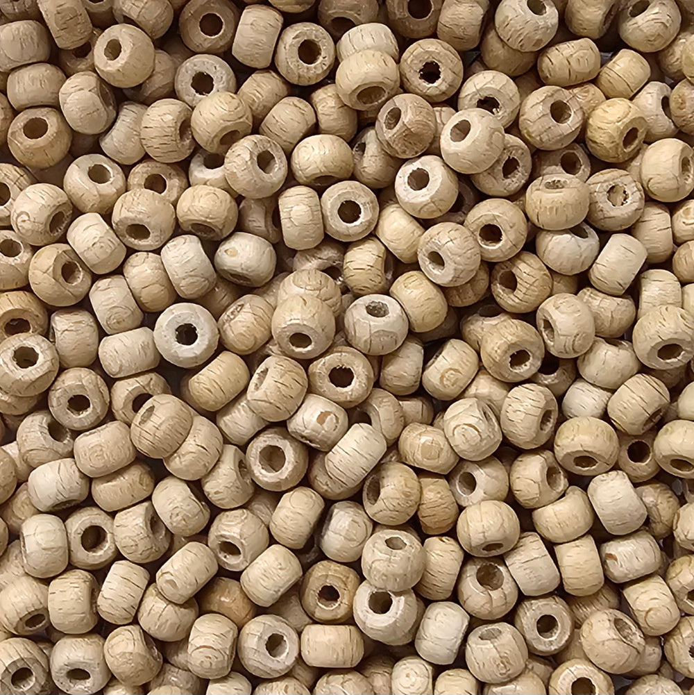 9x6mm - Wooden Crow Beads