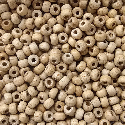 9x6mm - Wooden Crow Beads