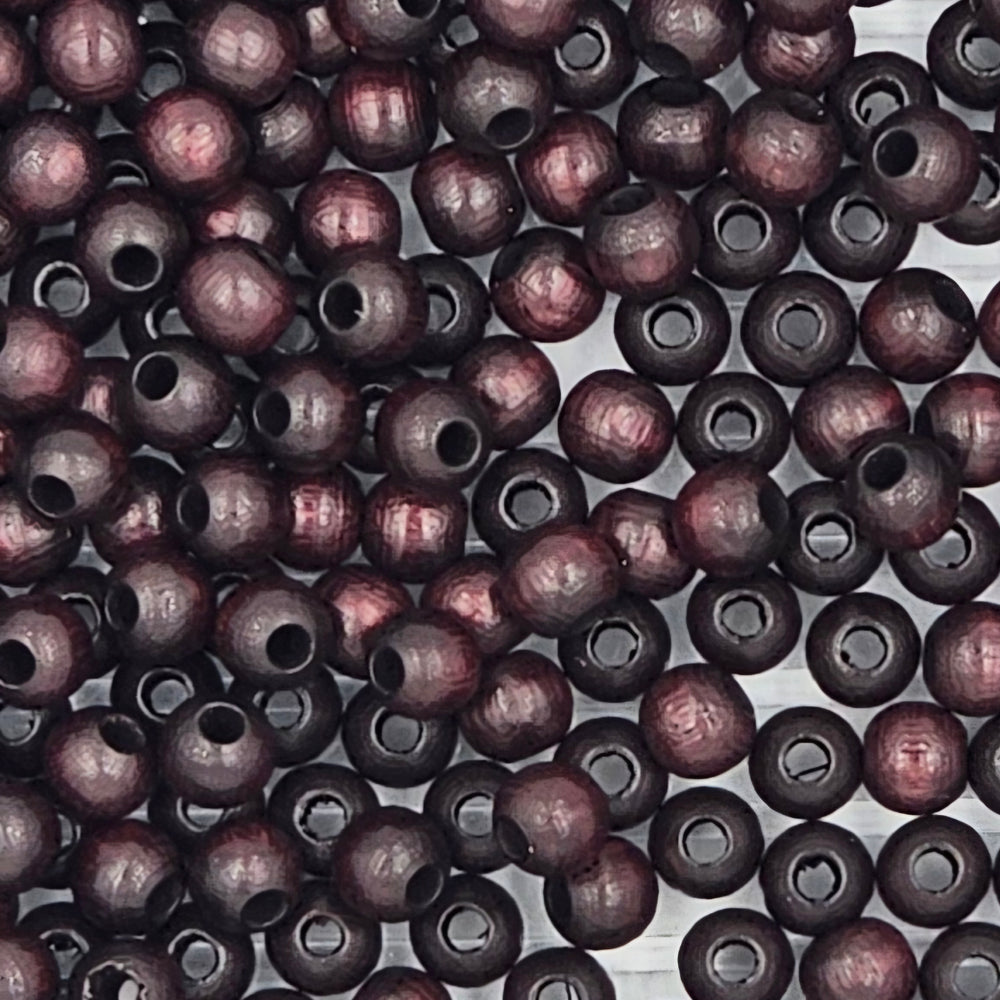 5mm - Round Wooden Beads / Ø=2mm