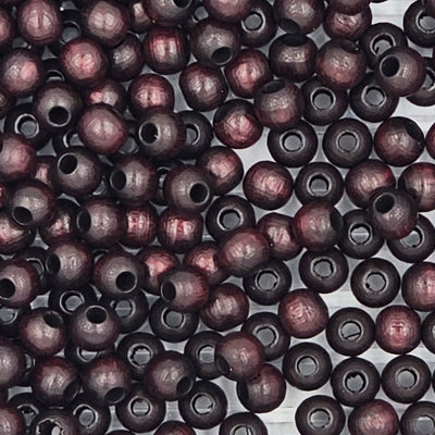 5mm - Round Wooden Beads / Ø=2mm