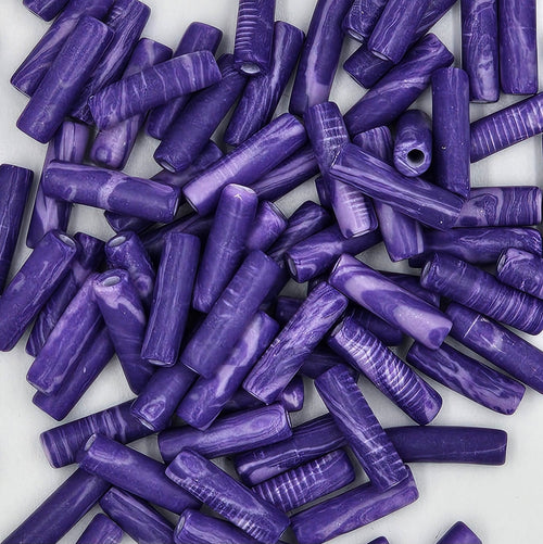 12x3mm - Resin Simulated Wampum - approx. 100un