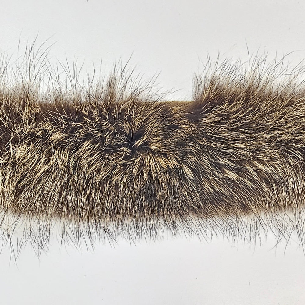 Raccoon Fur Strips · 2 in