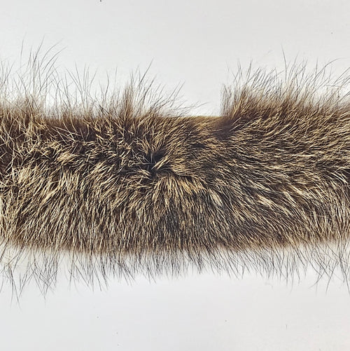 Raccoon Fur Strips · 2 in