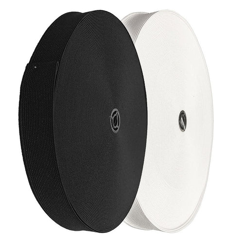 25 mm - Élastique tressé / Polyester/Caoutchouc