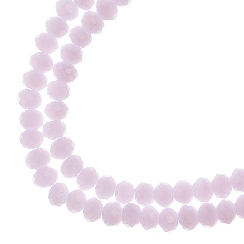 4x3 mm - Crystal Lane - Faceted Bead - 2 strands on cord