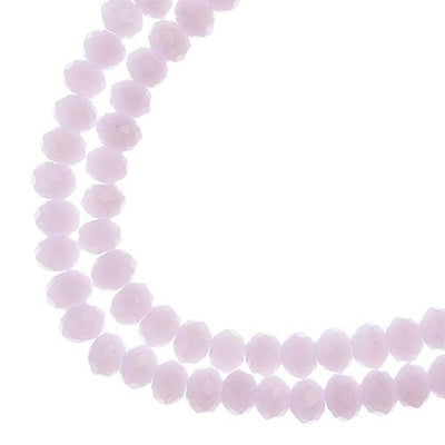 4x3 mm - Crystal Lane - Faceted Bead - 2 strands on cord