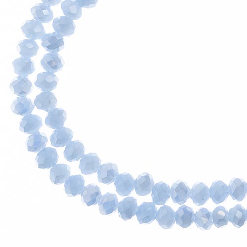 4x3 mm - Crystal Lane - Faceted Bead - 2 strands on cord
