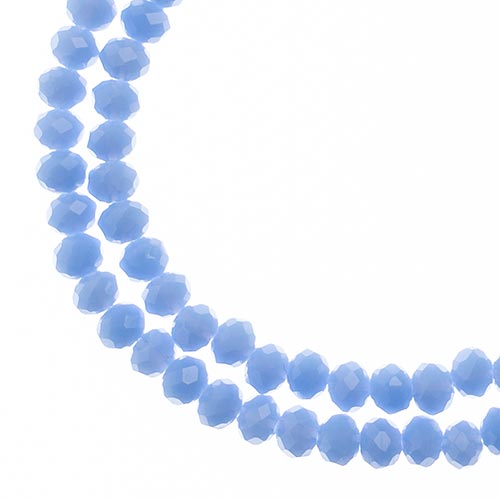 4x3 mm - Crystal Lane - Faceted Bead - 2 strands on cord