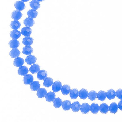4x3 mm - Crystal Lane - Faceted Bead - 2 strands on cord