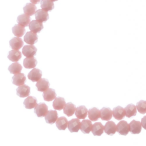 4x3 mm - Crystal Lane - Faceted Bead - 2 strands on cord