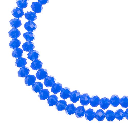 4x3 mm - Crystal Lane - Faceted Bead - 2 strands on cord