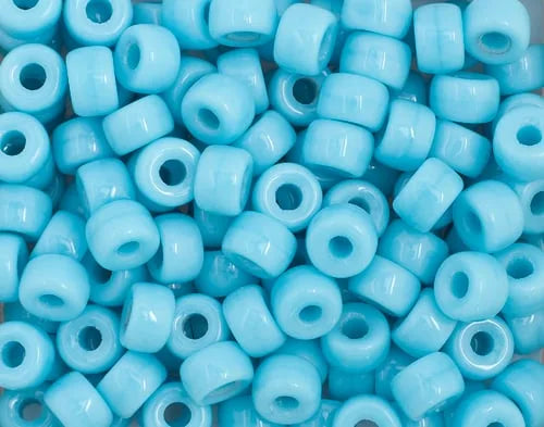 6mm - Glass Mini Crow Beads Opaque - 500 un
