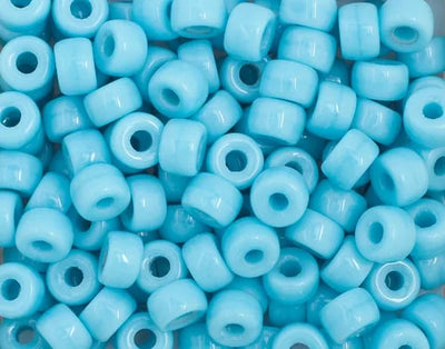 6mm - Glass Mini Crow Beads Opaque - 500 un