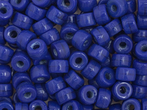 6mm - Glass Mini Crow Beads Opaque - 500 un