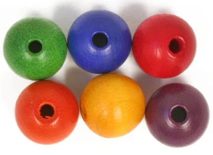 10 mm - Wooden beads · Various quantities and colors