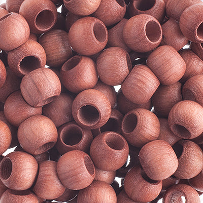 8x6.5mm - Wooden beads with large hole / Ø=4.0mm