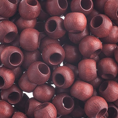 8x6.5mm - Wooden beads with large hole / Ø=4.0mm