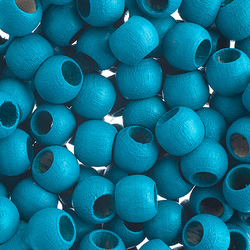 8x6.5mm - Wooden beads with large hole / Ø=4.0mm