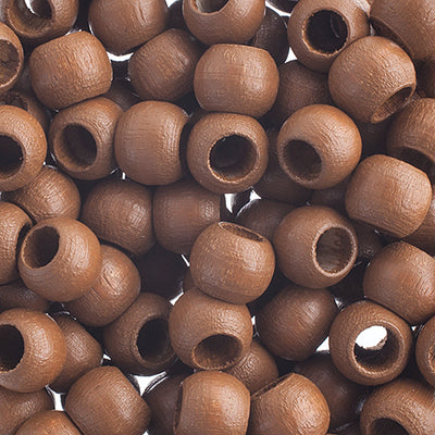 8x6.5mm - Wooden beads with large hole / Ø=4.0mm