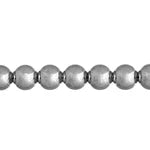 6mm - Metal Beads Nickel - LF/NF · 100 pcs