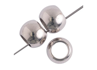 5x7 mm - Metal bead oval - Ø=4.0mm