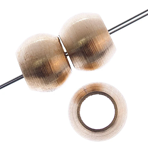 5x7 mm - Metal bead oval - Ø=4.0mm