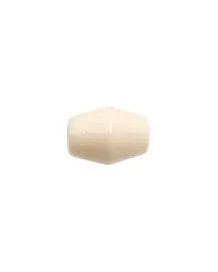 100 pcs - Acrylic Hairbone Pipe - Natural White