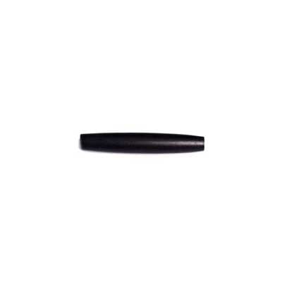 1½ in - Hornhair pipe Beads Black