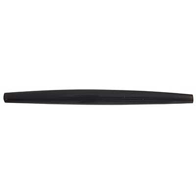 4 in - Hornhair pipe Beads Black