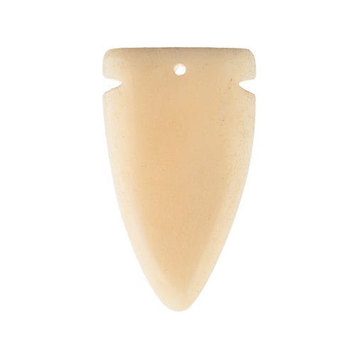 Bone Arrow Head Pendant / 9x33mm - Natural